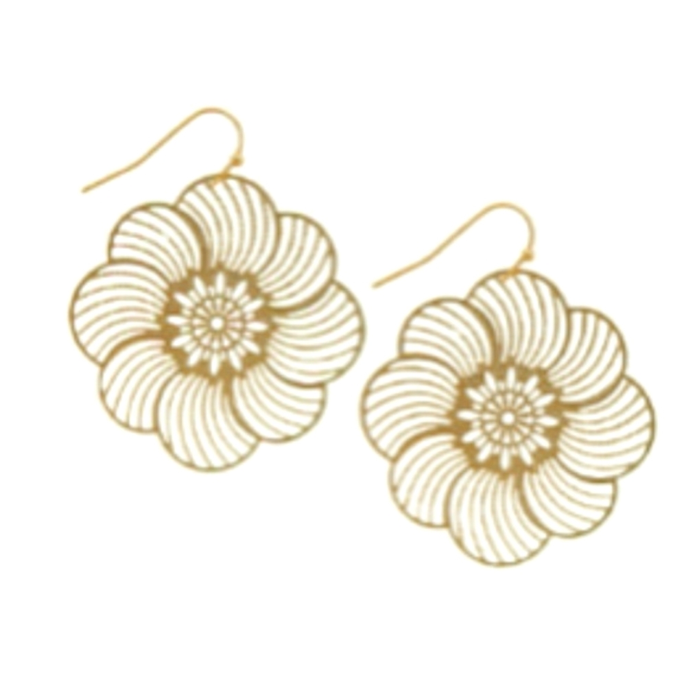 Floral earrings